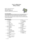 Biology Course Syllabus - Fort Lee Public Schools