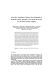 Flexible Database Platform for Biomedical Research with Multiple