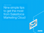 Nine simple tips to get the most from Salesforce Marketing