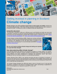 Addressing climate change through planning