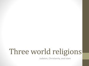 Three world religions