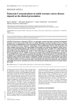 Pentraxin-3 concentrations in stable coronary artery disease depend