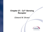 Chapter 27: Ca2+-Sensing Receptor