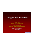 General Overview of Biological Risk Assessment