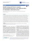 Epidermal growth factor receptor immunohistochemistry: new