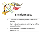Bioinformatics - Rebecca Waggett