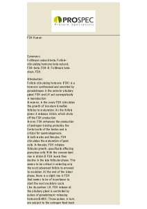 Follitropin subunit beta, Follicle- stimulating hormone beta subunit