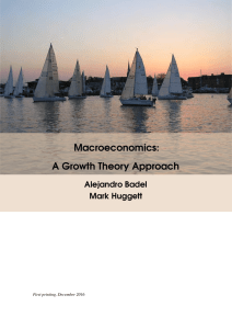 Macroeconomics: A Growth Theory Approach