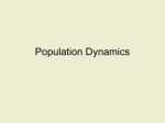 Population Ecology Power point for notes