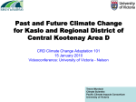 Monitoring and Prediction of Western Water