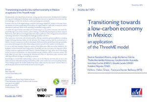 Transitioning towards a low-carbon economy in Mexico