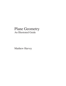 Plane Geometry - UVa-Wise