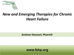 New and Emerging Therapies for Chronic Heart Failure