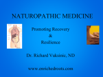 naturopathic medicine - DMA Rehability Events