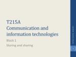 T215A Communication and information technologies