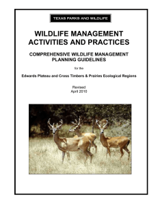 Guidelines for Wildlife Management