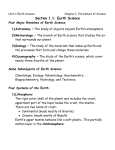 Intro to Earth Sciences Overheads