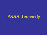 PSSA Math Jeopardy