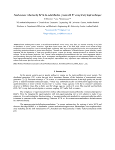 Fault current reduction by SFCL in a distribution system with PV