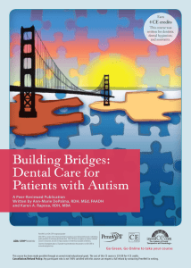 Dental Care for Patients with Autism