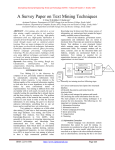 A Survey Paper on Text Mining Techniques