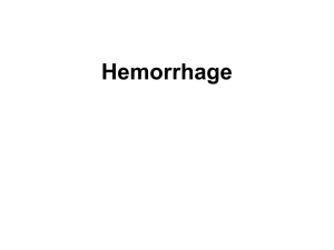 Hemorrhage - life.illinois.edu