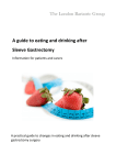 A guide to eating and drinking after Sleeve Gastrectomy