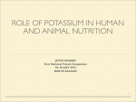 role of potassium in human and animal nutrition 2
