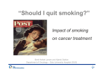Addressing tobacco use in patient with cancer