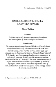 on dk-mackey locally k-convex spaces