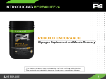Rebuild Endurance provides: Why you need it