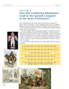 How Did Conflicting Worldviews Lead to the Spanish Conquest of