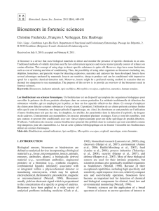Biosensors in forensic sciences