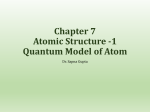 Power Point - Quantum Theory - Dr. Gupta`s Professional Page