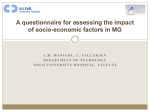 A questionnaire for assessing the impact of socio