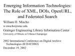 Emerging Information Technologies: The Impact on Academic