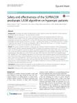 Safety and effectiveness of the SUPRACOR