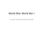 World After World War I 2014