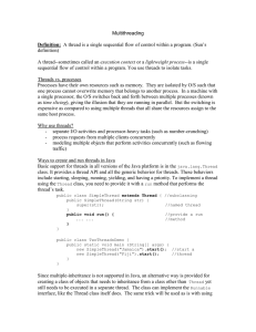 Multithreading