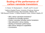 Evidence for Schottky barriers