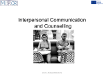 Interpersonal Communication and Counseling