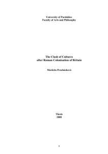 The Clash of Cultures after Roman Colonisation of Britain