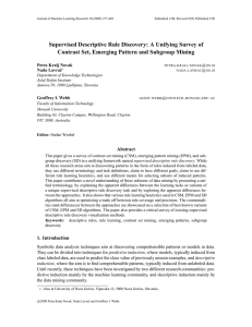 Supervised Descriptive Rule Discovery: A Unifying Survey of