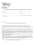 Michigan General Authorization Form for