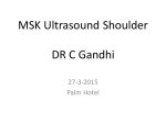 MSK Ultrasound Shoulder DR C Gandhi