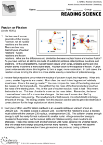 Fusion or Fission