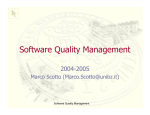 Software Quality Management