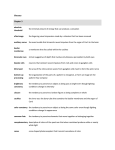 Glossary Chapter 3 absolute threshold the minimal amount of