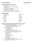 Unit 3 Mesopotamia Exam Study Guide Points Possible and Types
