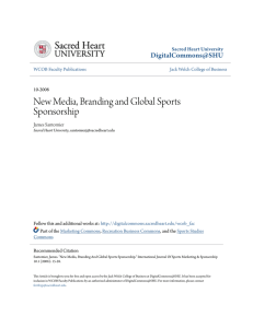 New Media, Branding and Global Sports Sponsorship
